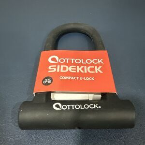 Compact Lightweight Bike U Lock SIDEKICK by OTTOLOCK Portable Security Lock